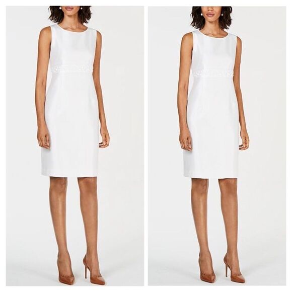 Kasper Embellished Waist Sheath Dress Size 6 - Picture 1 of 8
